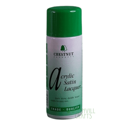Acrylic Satin Lacquer - 400ml - Aerosol - Chestnut Products Chestnut Products