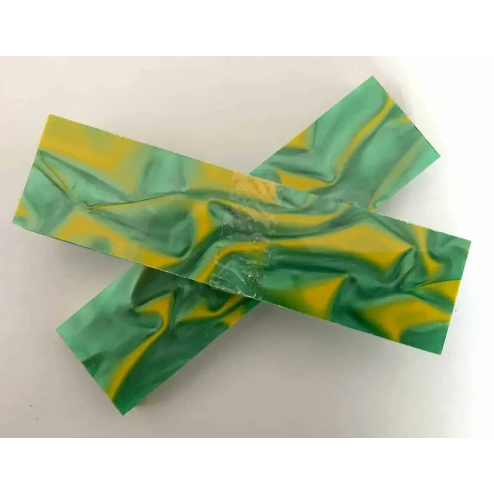 Kirinite Green Bay Knife Scales - Set of 2 - 6mm - Kirinite Knife Scales