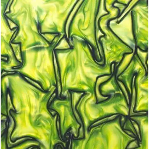 Kirinite Toxic Green Craft Sheet 300mm x 150mm x 6.5mm Acrylic Sheets