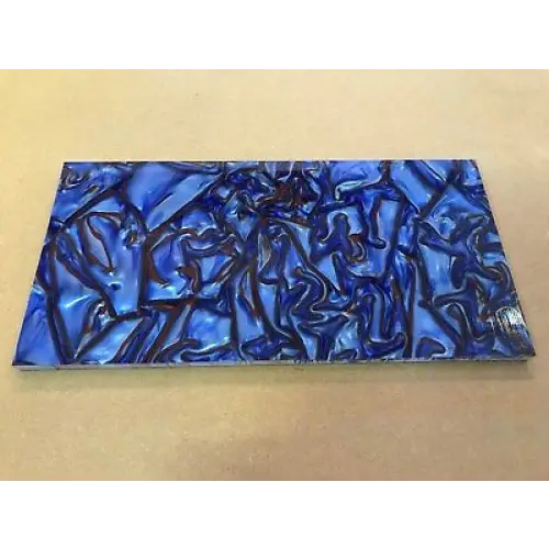 Kirinite Vivid Blue Craft Sheet 9mm x 300mm x 150mm Acrylic Sheets