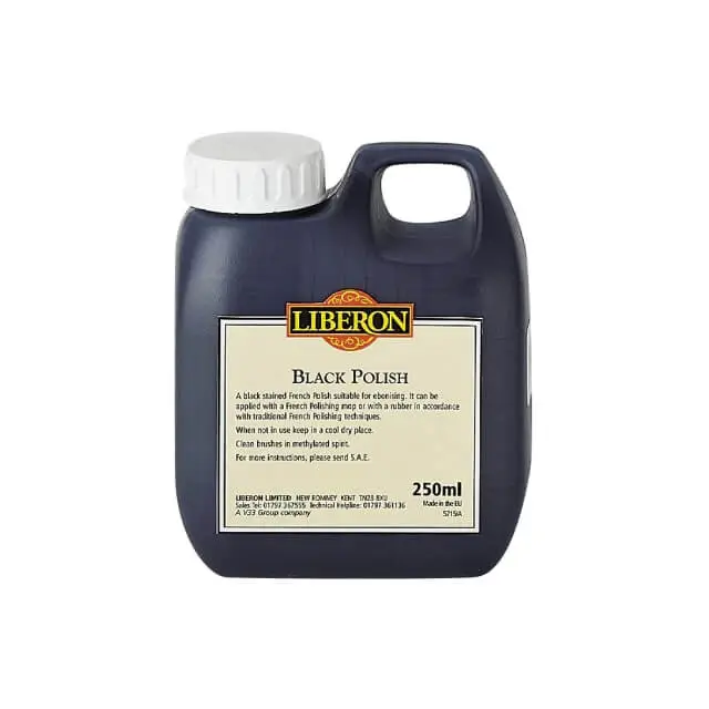 Liberon Black Polish 250ml Wood Stains & colouring