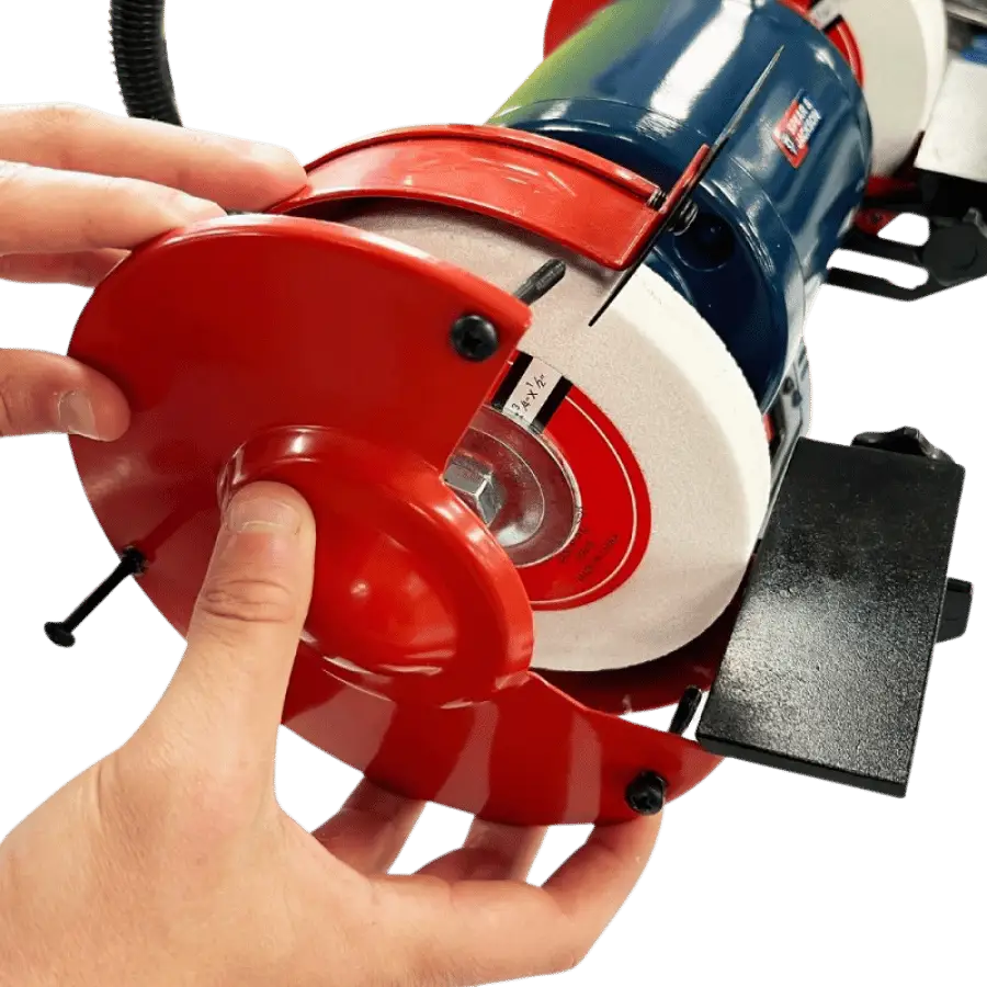 Spear & Jackson White Wheel Bench Grinder - 6’’ (150mm) - Sharpening System