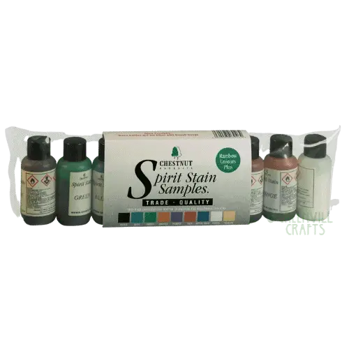 Spirit Stain Kit (Rainbow Colours) Chestnut Products Wood Stains & colouring