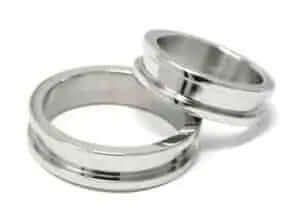Silver ring blanks outlet for inlay