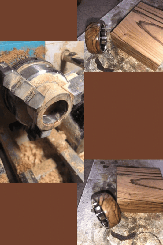 Bethlehem Olive Wood turned ring Ring Supplies