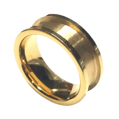 Gold & Rose Gold IP Plated ring cores