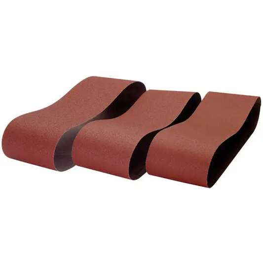 150 x 1220mm 80 Grit 3 Pack of Sanding Belts for Record Power BDS250