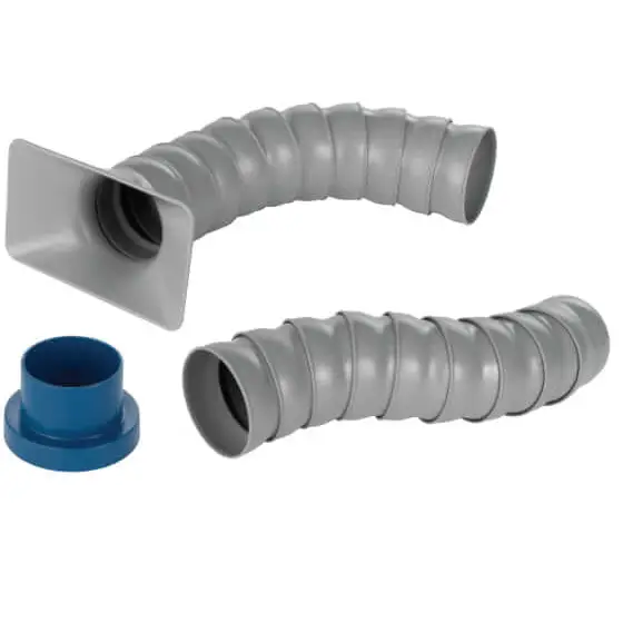 2.5’’ Poseable Dust Extraction Hose Assembly Kit - LOC-LINE - Dust Extraction Accessories