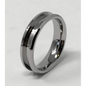 6mm Inlay Stainless Steel Ring Core (Bevelled Edge) - T 1/2 UK (USA 10) - Ring Cores