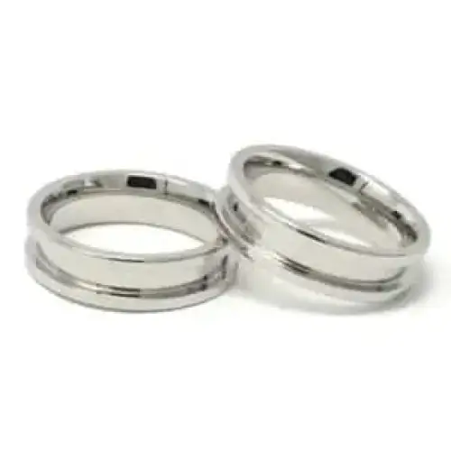 6mm Inlay Stainless Steel Ring Core - Ring Cores