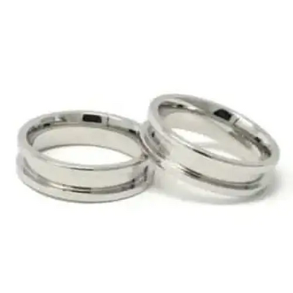 6mm Inlay Stainless Steel Ring Core - Ring Cores