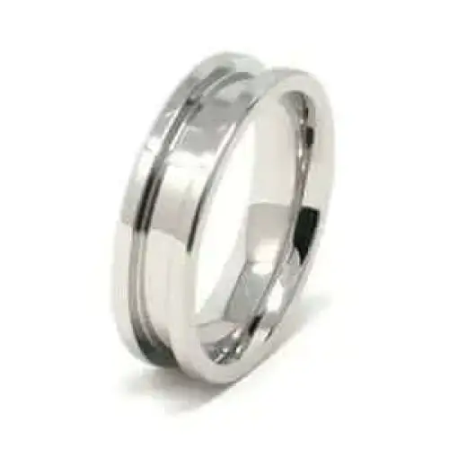 6mm Inlay Stainless Steel Ring Core Ring Cores