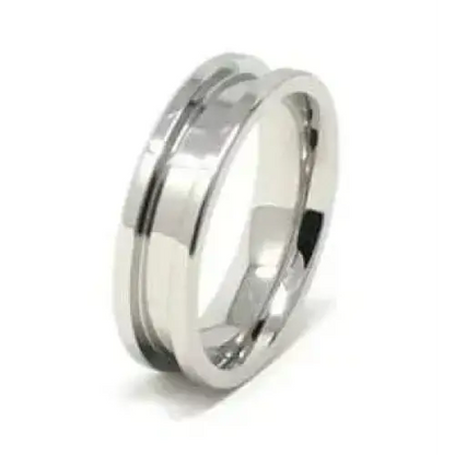 6mm Inlay Stainless Steel Ring Core - Ring Cores