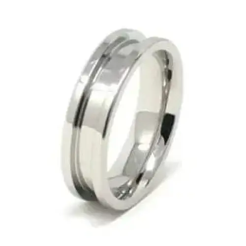 6mm Inlay Stainless Steel Ring Core - Ring Cores