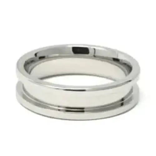 6mm Inlay Stainless Steel Ring Core - Ring Cores