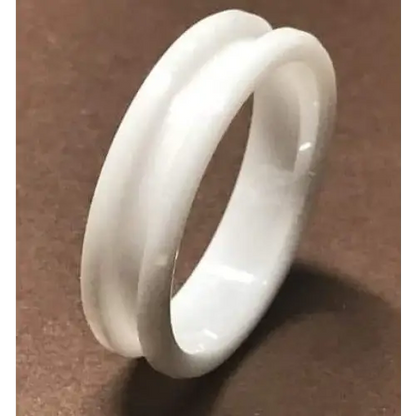 6mm Inlay White Ceramic Ring Core - Ring Cores