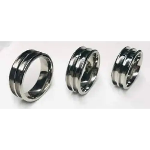 8mm Double Channel Titanium Ring Core (Bevelled Edge) Ring Cores