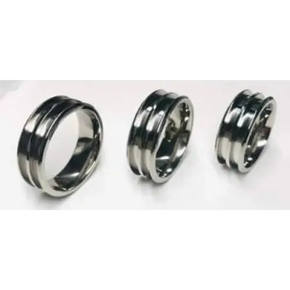 8mm Double Channel Titanium Ring Core (Bevelled Edge) Ring Cores
