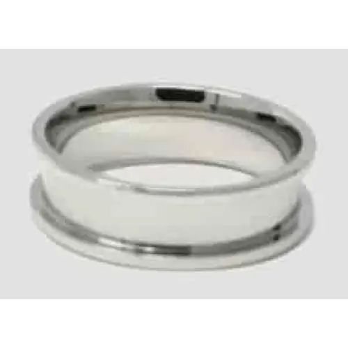 8mm Inlay Stainless Steel Ring Core - Ring Cores