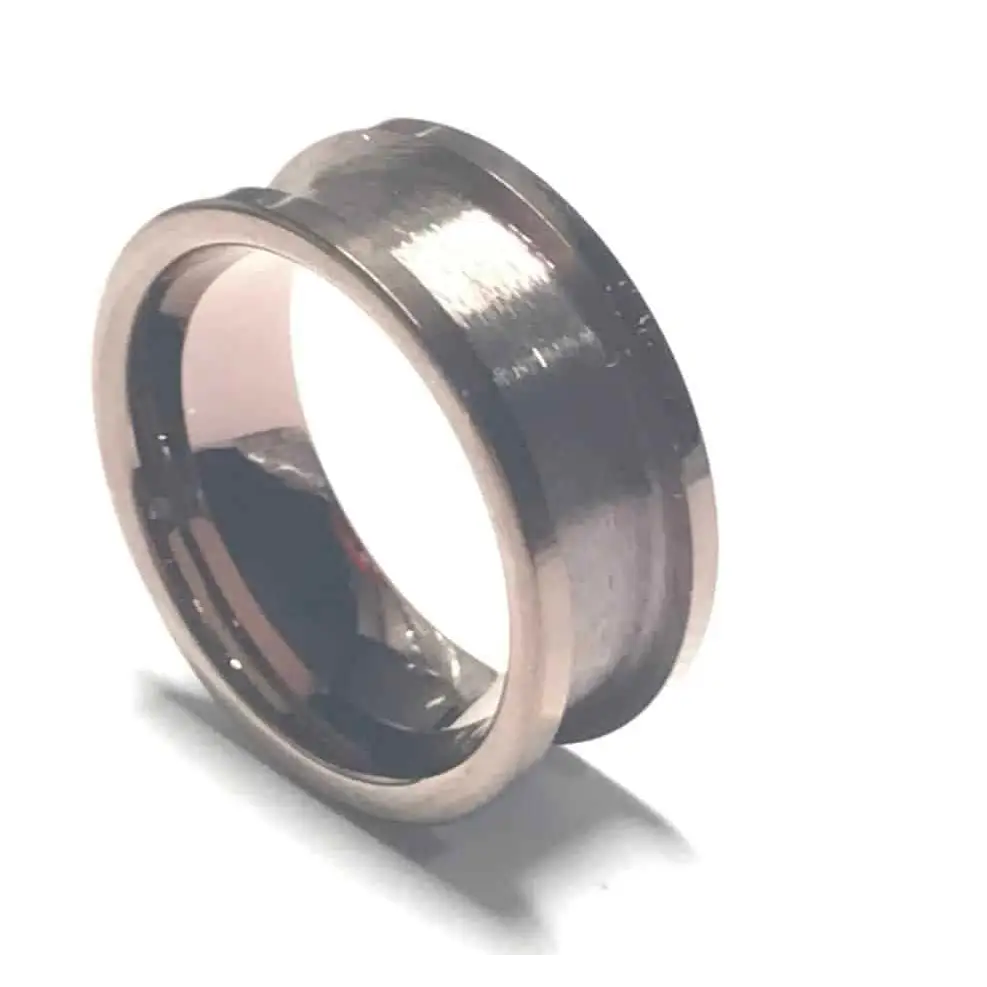 8mm IP Bronze Plated Tungsten Carbide Ring Core - Ring Cores