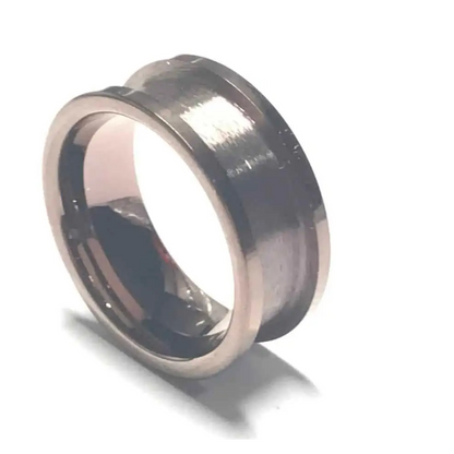 8mm IP Bronze Plated Tungsten Carbide Ring Core - Ring Cores