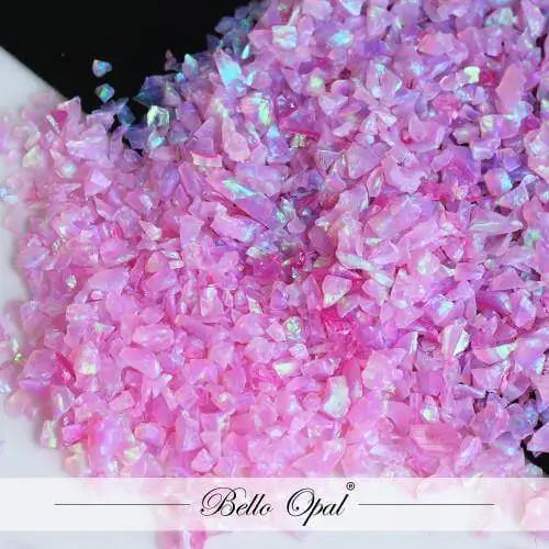 Crushed Opal 1.5mm to 160mesh (1g) - Heliotrope - Crushed Opal