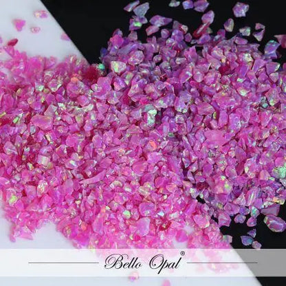 Crushed Opal 1.5mm to 160mesh (1g) - Magenta - Crushed Opal