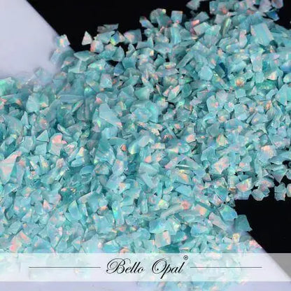 Crushed Opal 1.5mm to 160mesh (1g) - Moon Yellow - Crushed Opal