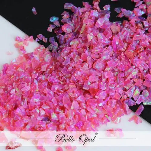 Crushed Opal 1.5mm to 160mesh (1g) - Red Wine - Crushed Opal