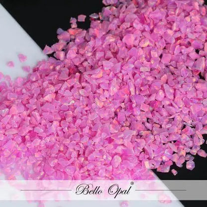 Crushed Opal 1.5mm to 160mesh (1g) - Rose Pink - Crushed Opal