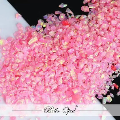 Crushed Opal 1.5mm to 160mesh (1g) - Royal Pink - Crushed Opal