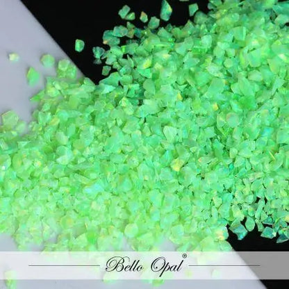 Crushed Opal 1.5mm to 160mesh (1g) - Spring Bud - Crushed Opal