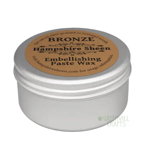 Embellishing Wax - Bronze - 60g - Hampshire Sheen - Wood Stains & colouring