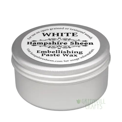 Embellishing Wax - White - 60g - Hampshire Sheen - Wood Stains & colouring