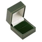 Green Leatherette Ring Box Ring Boxes