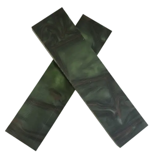 Kirinite Jungle Camo Knife Scales - Set of 2 - Kirinite Knife Scales