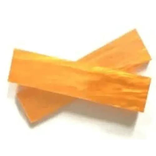 Kirinite Orange Pearl / Solar Flare Knife Scales - Set of 2 - Kirinite Knife Scales