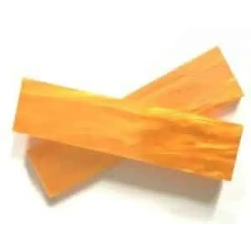 Kirinite Orange Pearl / Solar Flare Knife Scales - Set of 2 - Kirinite Knife Scales