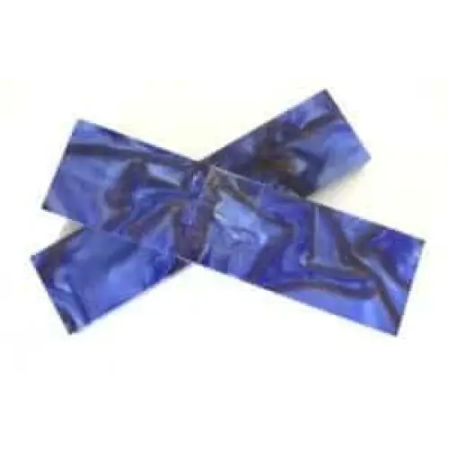 Kirinite Vivid Blue Knife Scales Set of 2 6mm Kirinite Knife Scales