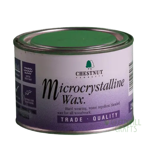 Microcrystalline Wax -225ml Tin - Chestnut Products - Finishing Waxes
