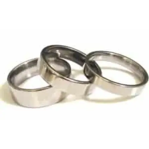 One piece 4mm Stainless Steel ring core 1.5mm thickness comfort fit - Ring Cores