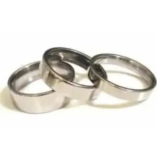 One piece 6mm Stainless Steel ring core 1.5mm thickness comfort fit - Ring Cores