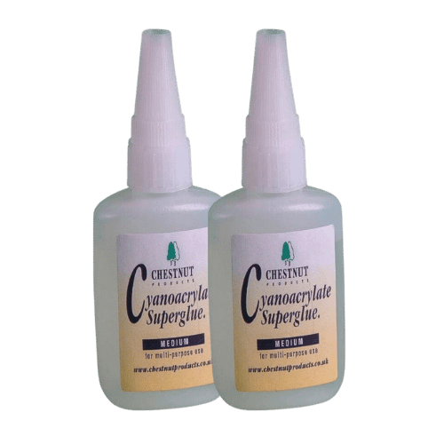 2 x Medium CA Glue - Chestnut Products Chestnut Products