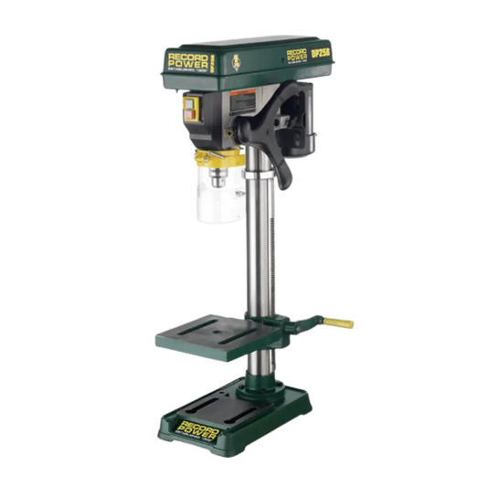Record Power Bench Drill with 22’’ Column and 1/2’’ Chuck Drills