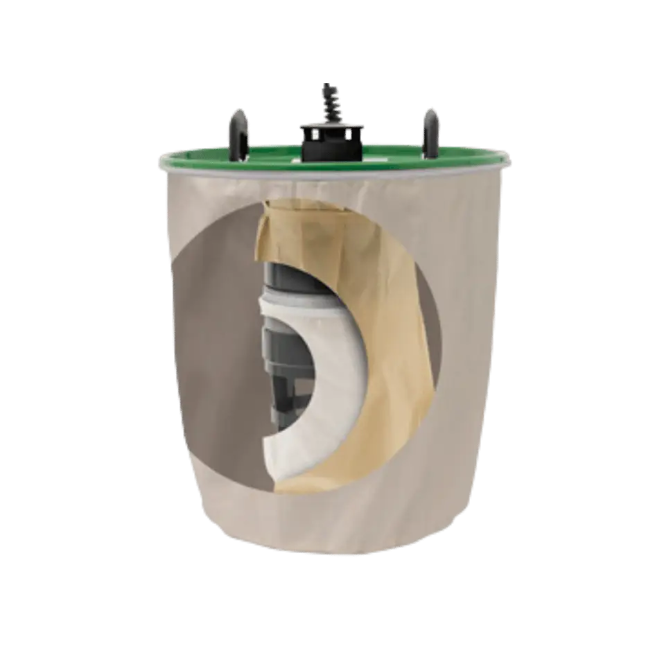 Record Power CamVac CGV286-3-WALL Compact Wall-Mounted Dust Extractor