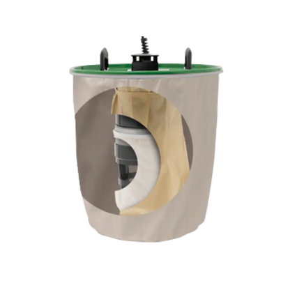 Record Power CamVac CGV286-3-WALL Compact Wall-Mounted Dust Extractor