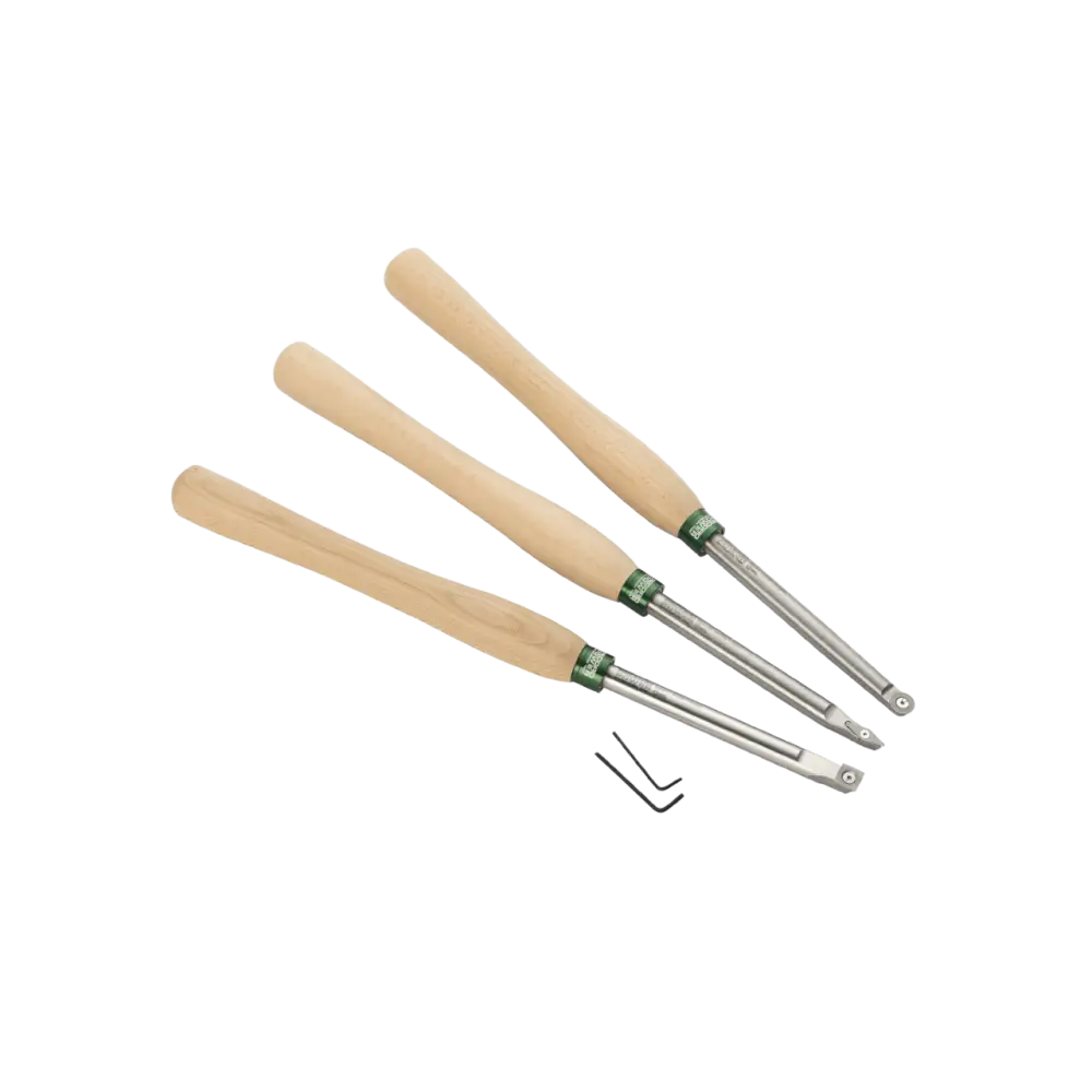 Record Power ProComfort Carbide Tipped Turning Tool Set of 3 - Woodturning Tools