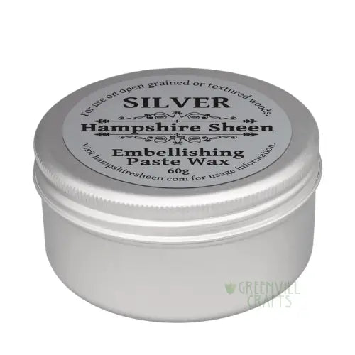 Silver Embellishing Wax - Hampshire Sheen - Wood Stains & colouring