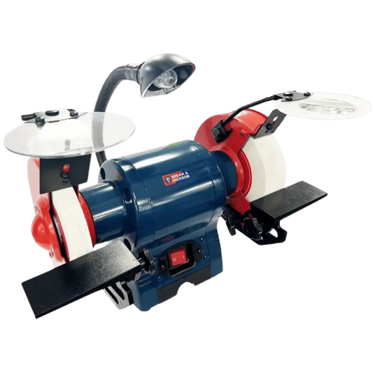 Spear & Jackson White Wheel Bench Grinder - 6’’ (150mm) - Sharpening System