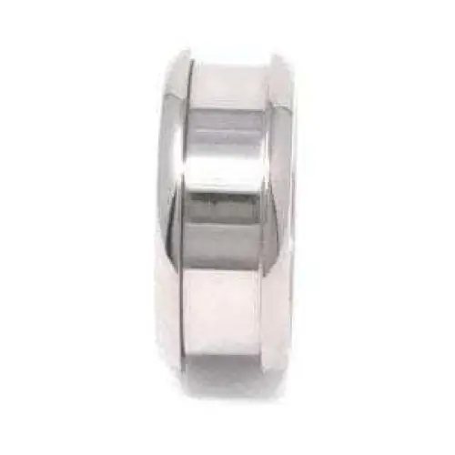Titanium Ring Core (Bevelled) & Screw fitment (10mm 6mm groove) Ring Cores